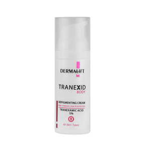 کرم بدن روشن‌کننده درمالیفت Tranexid، یکنواخت‌سازی تون و شفافیت