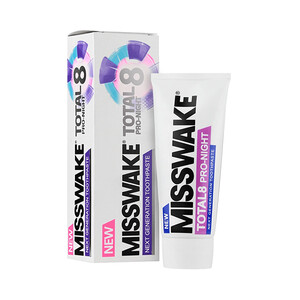 خمیر دندان کامل ۸ کاره ضد پلاک و ضد پوسیدگی میسویک مدل TOTAL 8 PRO ACTIVE حجم ۱۰۰ میل