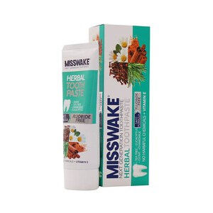 خمیر دندان طبیعی بدون فلوراید میسویک حاوی عصاره میخک و روغن درخت چای حجم ۷۵ میل