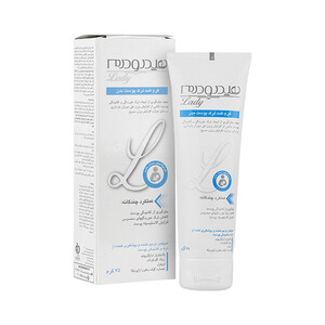 کرم ضد ترک پوست بدن هیدرودرم فاقد اسانس و پارابن حجم ۷۵ گرم