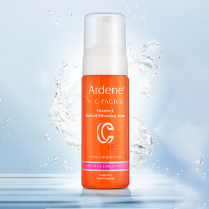 فوم شوینده و روشن کننده پوست صورت آردن حاوی ویتامین C و نیاسین آمید حجم ۱۵۰ میل