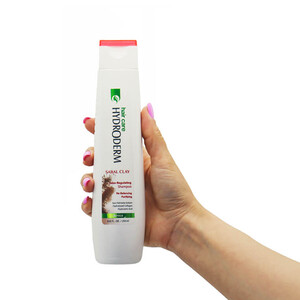 شامپو کنترل کننده چربی مو . پوست سر هیدرودرم حاوی خاک رس و سابال حجم 250 میل