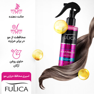 اسپری محافظ حرارتی مو فولیکا حجم 200 میل