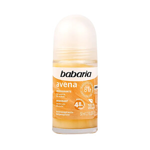 رول ضد تعریق زنانه ۴۸ ساعته باباریا مدل Avena فاقد الکل حاوی عصاره جو دوسر حجم ۵۰ میل
