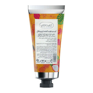کرم مرطوب کننده قوی دیپ سنس مدل Tropical حاوی روغن آرگان و میوه‌های استوایی مناسب پوست خشک و خیلی خشک حجم ۶۰ میل