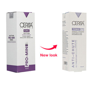 تونیک تقویت کننده موی سر سریتا مدل Pro Min حاوی پپتید و عصاره‌های گیاهی حجم ۵۰ میل