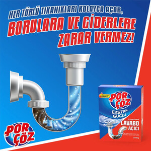 پودر لوله باز کن قوی پورچوز مدل Ekstra Güçlü بسته ۲ عددی ۵۰ گرمی