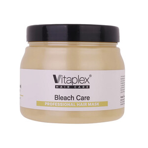 ماسک موی ترمیم کننده فاقد سولفات ویتاپلکس مدل Bleach Care حاوی سرامید و کراویس حجم ۵۰۰ میل