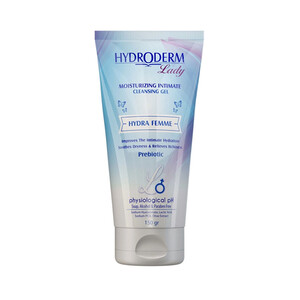 ژل بهداشتی مرطوب کننده بانوان هیدرودرم مدل Hydra Femme مخصوص مخاط خشک و فاقد رطوبت حجم ۱۵۰ میل