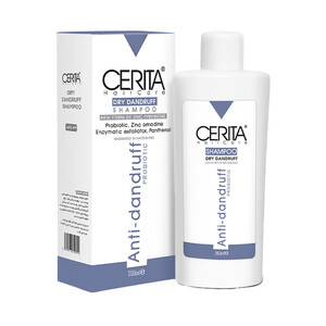 شامپو ضد شوره سریتا حاوی پانتنول و پروبیوتیک مناسب موهای خشک حجم ۲۰۰ میل