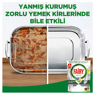 قرص ماشین ظرفشویی فیری مدل Platinum تمیزکننده و براق‌کننده قوی بسته ۵۰ عددی