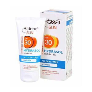 کرم ضد آفتاب و مرطوب کننده آردن SPF 30 بی‌رنگ مدل Hydrasol حاوی هیالورونیک اسید حجم ۵۰ میل