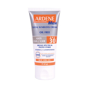 کرم ضد آفتاب آقایان آردن spf30 بدون چربی حجم 60 میل