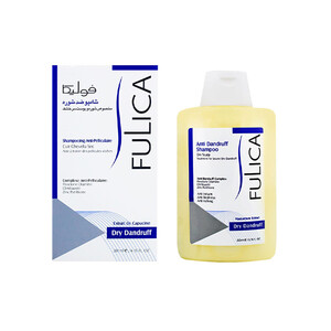 شامپو ضد شوره و ضد التهاب فولیکا حاوی عصاره بابونه مناسب شوره و پوست سر خشک حجم ۲۰۰ میل