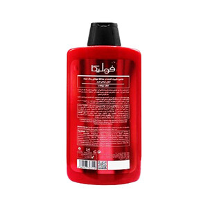 شامپو فاقد سولفات و تثبیت کننده رنگ مو فولیکا مناسب موهای قرمز و رنگ شده حجم ۴۰۰ میل