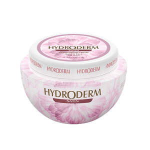کرم مرطوب کننده و نرم کننده هیدرودرم مدل Satin مناسب دست و صورت حجم ۱۵۰ میل
