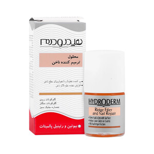 محلول ترمیم کننده ناخن هیدرودرم پرکننده خطوط و ناهمواری‌های سطح ناخن حجم ۸ میل