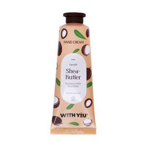 کرم مرطوب کننده و مغذی دست ویت یو حاوی شی باتر و ویتامین E مناسب پوست‌های خشک حجم ۵۰ میل