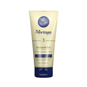 ماسک موی ترمیم کننده و نرم کننده مورینگا حاوی روغن بائوباب و مورینگا مناسب موهای کراتینه و آسیب دیده حجم ۲۰۰ میل