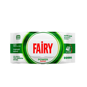 دستمال مرطوب تمیز کننده و ضد عفونی کننده فیری حاوی جوش شیرین و سرکه بسته ۱۰۰ عددی