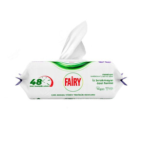 دستمال مرطوب تمیز کننده و ضد عفونی کننده چند منظوره فیری با رایحه لوندر  حاوی جوش شیرین و سرکه بسته 100 عددی