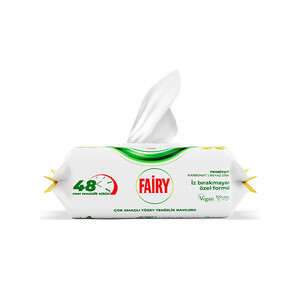 دستمال مرطوب  تمیز کننده و ضد عفونی کننده چند منظوره فیری  با رایحه لیمو حاوی جوش شیرین و سرکه بسته 100 عددی