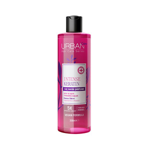 شامپو ترمیم کننده و ضد موخوره اوربن کر مدل Intense Keratin مناسب موهای ضعیف و آسیب دیده حجم ۳۵۰ میل