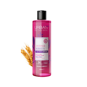 شامپو ترمیم کننده و ضد موخوره اوربن کر مدل Intense Keratin مناسب موهای ضعیف و آسیب دیده حجم ۳۵۰ میل