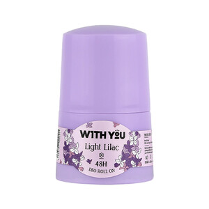 رول ضد تعریق ۴۸ ساعته زنانه ویت یو مدل Light Lilac فاقد الکل و ضد حساسیت حجم ۵۰ میل