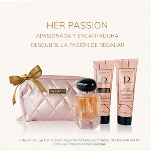 شامپو بدن کرمی عطری فارماسی مدل Her Passion حاوی ویتامین E و مرطوب کننده حجم ۱۰۰ میل