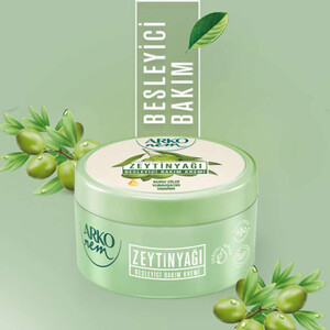 کرم مرطوب کننده کاسه‌ای آرکو حاوی روغن زیتون طبیعی مناسب دست، صورت و بدن حجم ۲۵۰ میل