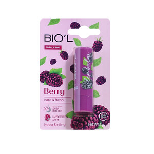 بالم لب نرم کننده بیول مدل Berry حاوی شی باتر و ویتامین E با فاکتور حفاظتی SPF15 وزن ۴ گرم