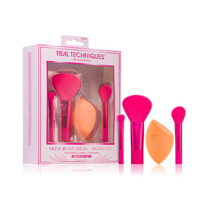 ست براش و اسفنج ۴ عددی ریل تکنیک مدل Mini Holidaze