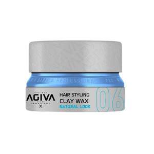 واکس مو آگیوا مدل Natural Look شماره 06 با فینیش طبیعی و انعطاف‌پذیری بالا حجم ۱۵۵ میل