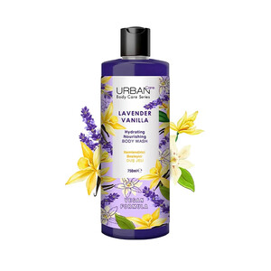 شامپو بدن مرطوب کننده اوربن کر Lavender Vanilla با رایحه لوندر و وانیل حجم ۷۵۰ میل