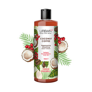 شامپو بدن نرم کننده اوربن کر Coconut Coffee با رایحه نارگیل و قهوه حجم ۷۵۰ میل