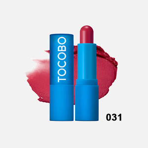 بالم لب رنگی مخملی توکوبو مدل Powder Cream مناسب انواع پوست با فینیش نیمه مات حاوی روغن بادام و ماکادمیا وزن ۳.۵ گرم