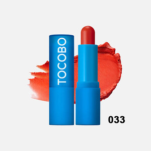 بالم لب رنگی مخملی توکوبو مدل Powder Cream مناسب انواع پوست با فینیش نیمه مات حاوی روغن بادام و ماکادمیا وزن ۳.۵ گرم