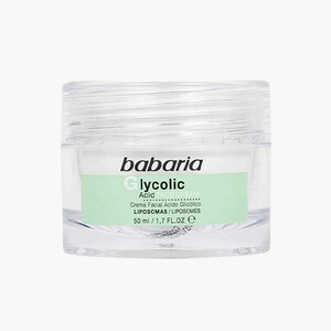 کرم لایه بردار  باباریا مدل Glycolic Acid  مناسب روز آبرسان و بازسازی کننده پوست حجم 50 میل