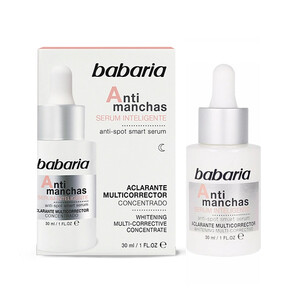 سرم ضد لک و روشن کننده باباریا مدل Anti Manchas مناسب انواع پوست با خاصیت از بین برنده لکه های تیره و یکنواخت کننده رنگ چهره حجم ۳۰ میل
