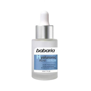 سرم مرطوب کننده و آبرسان عمیق باباریا مدل Hyaluronic Acid مناسب انواع پوست با خاصیت پرکنندگی خطوط و جوانساز حجم ۳۰ میل