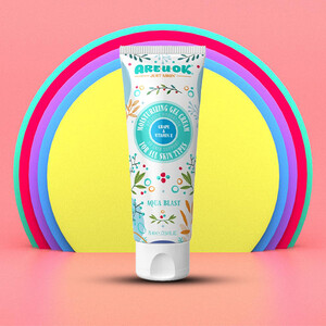 ژل کرم آر یو اوکی مناسب انواع پوست حاوی آنتی اکسیدان و ویتامین E با خاصیت محافظتی و جوانساز حجم ۷۵ میل