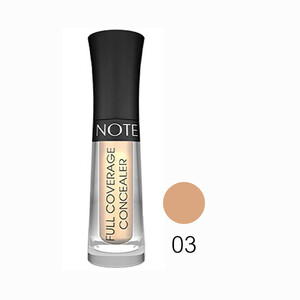 کانسیلر نوت مدل Full Cover با خاصیت پوشش‌دهی حداکثری و غنی شده با روغن آرگان جهت رفع خشکی حجم ۲.۳ میل