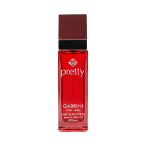 ادو تویلت مردانه گابرینی مدل  PRETTY-08 رایحه ROCHAS MAN با نت‌های شرقی و چوبی ماندگار حجم ۳۰ میل