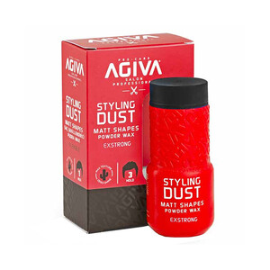 پودر وکس حجم‌دهنده و مات‌کننده آگیوا مدل STYLING DUST مناسب انواع مو با قدرت نگه‌دارندگی بسیار قوی جلوه مات و مخملی وزن ۲۰ گرم