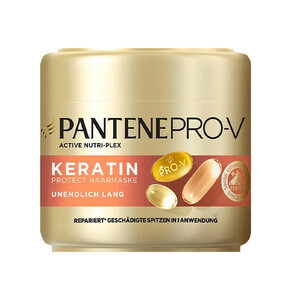ماسک مو ترمیم‌کننده پنتن مدل KERATIN PROTECT UNENDLICH LANG مناسب موهایِ بلند و آسیب‌دیده حجم ۳۰۰ میل