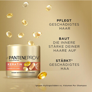 ماسک مو ترمیم‌کننده پنتن مدل KERATIN PROTECT UNENDLICH LANG مناسب موهایِ بلند و آسیب‌دیده حجم ۳۰۰ میل
