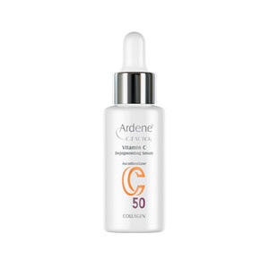 سرم روشن‌کننده و ضد لک قوی آردن سی فکتور مدل C50 COLLAGEN حاوی ویتامین C و کلاژن مناسب  پوست های دارای لک حجم ۳۰ میل