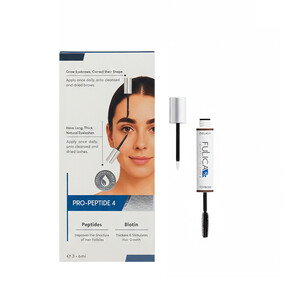 سرم تقویت‌کننده مژه و ابرو فولیکا آر ایکس مدل PRO-PEPTIDE 4 حاوی پپتید و بیوتین جهت افزایش ضخامت و رشد حجم ۹ میل