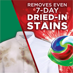 قرص ماشین لباسشویی آریل مدل PLATINUM EXTRA STAIN REMOVAL پاک‌کننده و درخشان‌کننده تخصصی الیاف تعداد ۱۹ عددی